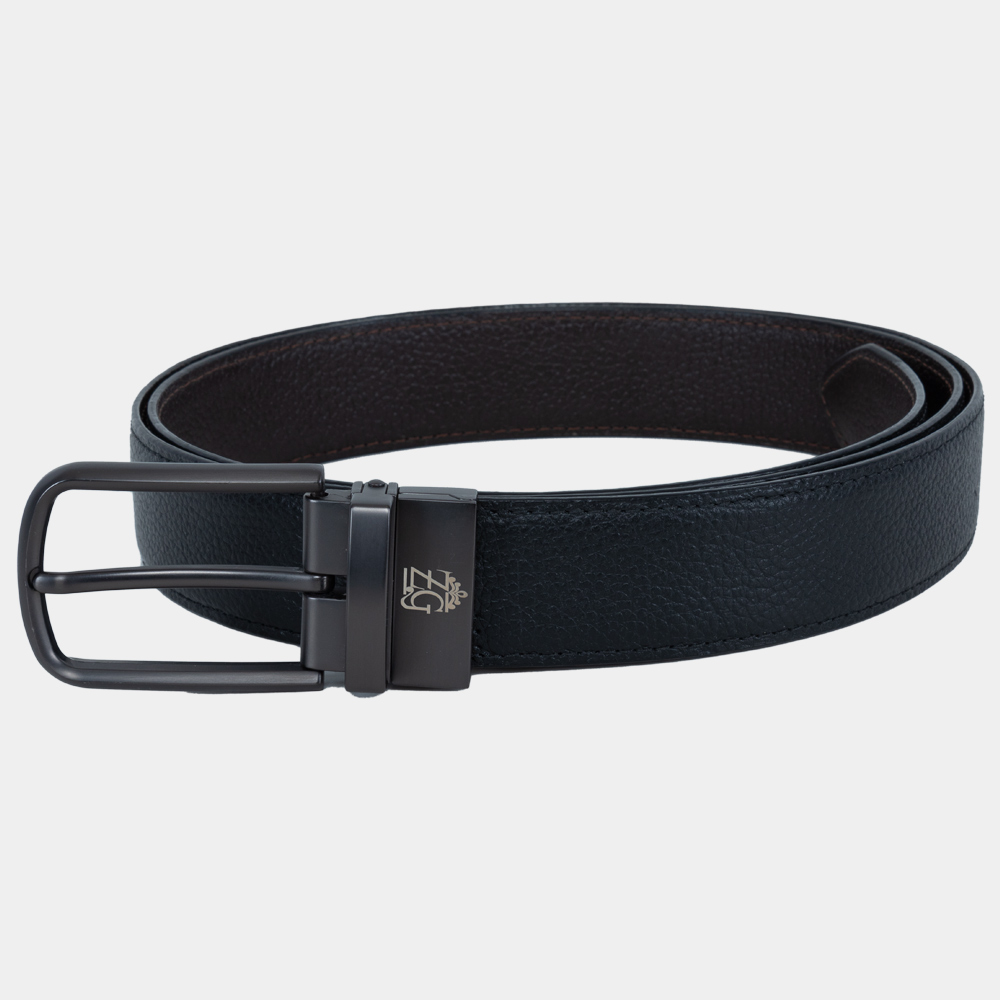Men's Reversible Leather Belt (ZAL-43/BTL-6|MAT)