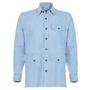 Men's Pure Linen Bush Coat (LIN-1068|CLR/FSL|FOLA)