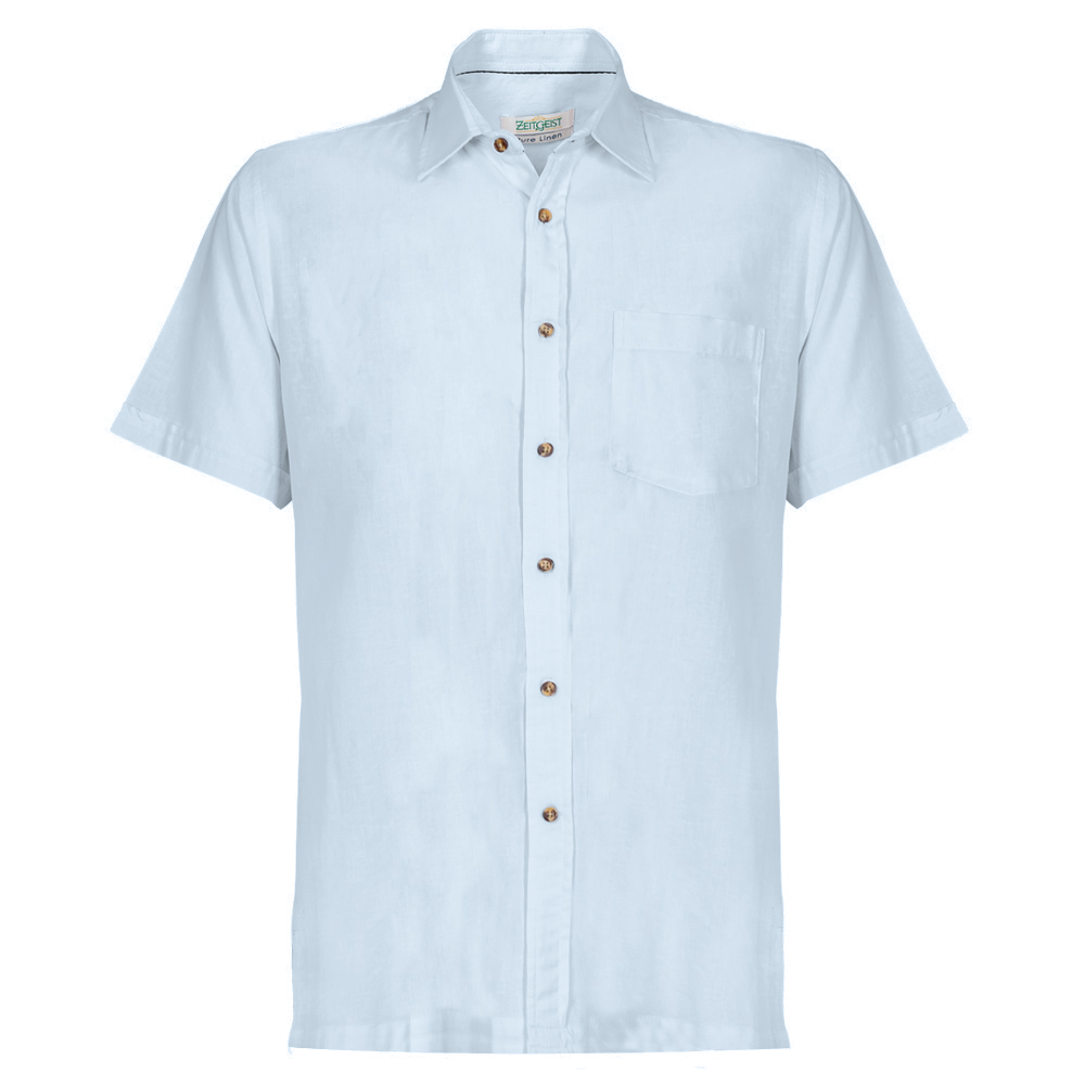 Men's Pure Linen Bushirt (LIN-1142|HSP)        