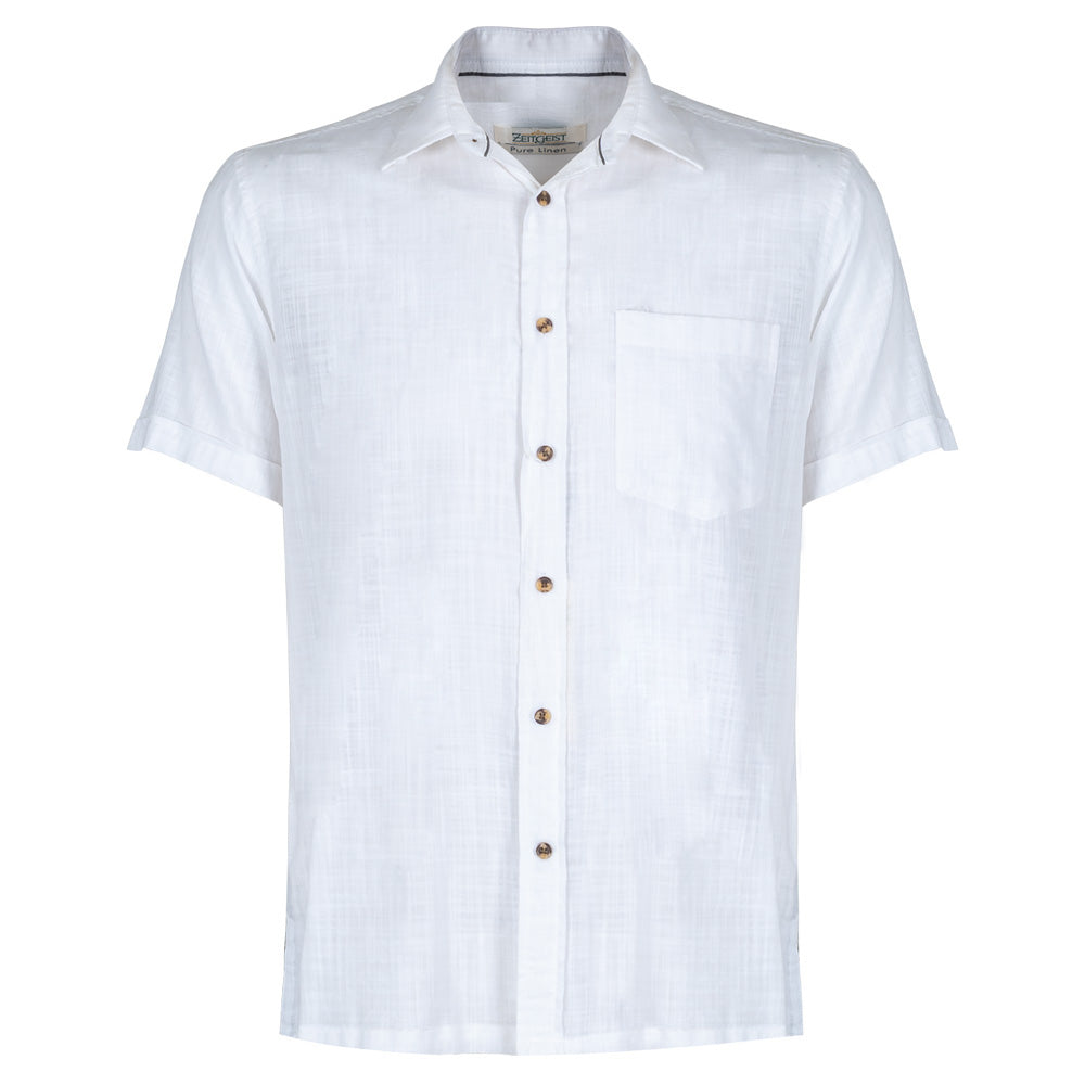 Men's Pure Linen Bushirt (LIN-1178|HSP)        