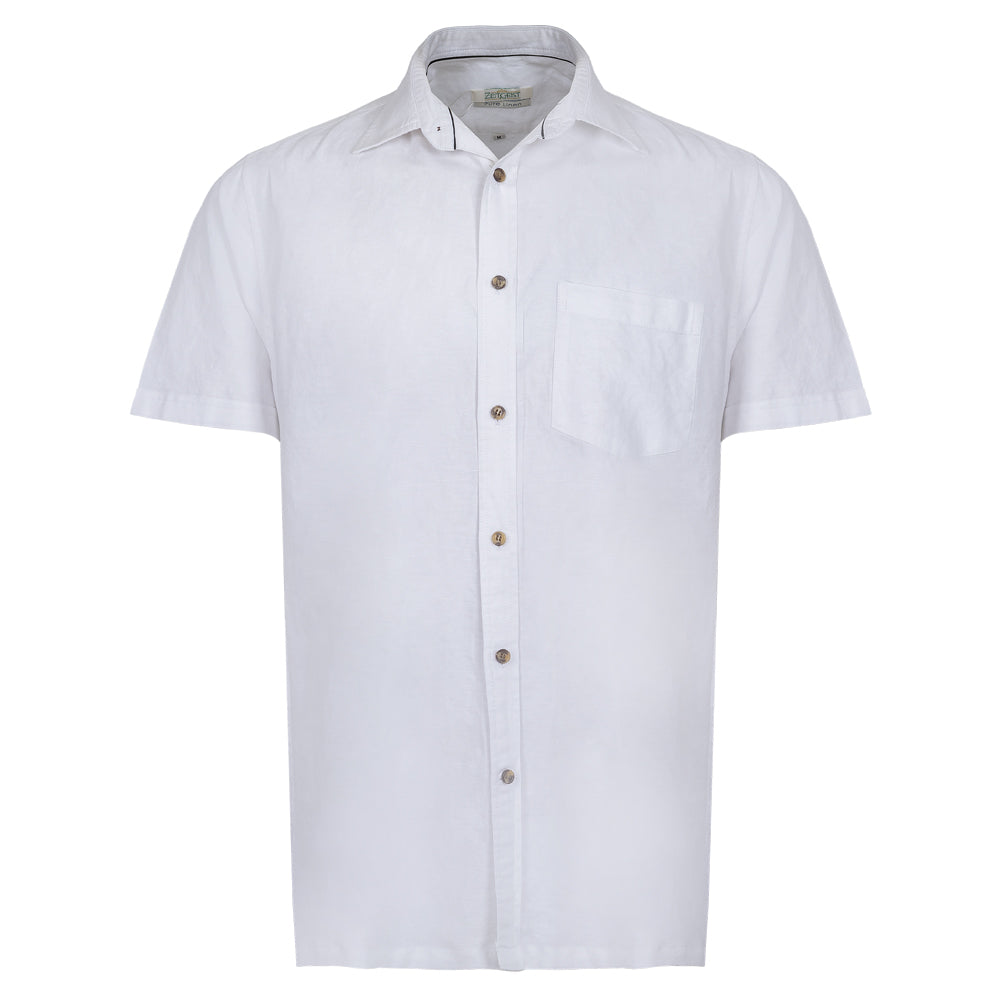 Men's Pure Linen Bushirt (LIN-1209|CLR/HSP)