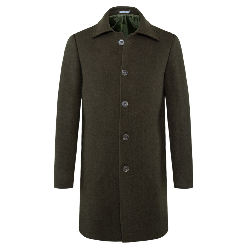 Men's Wool Blend Half Coat (LBL-12|CLR)       