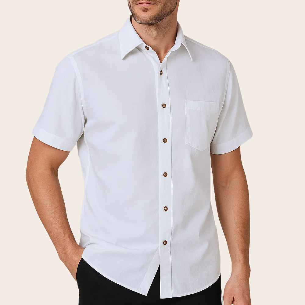 Men's Pure Linen Bushirt (LIN-1262|HSP)        