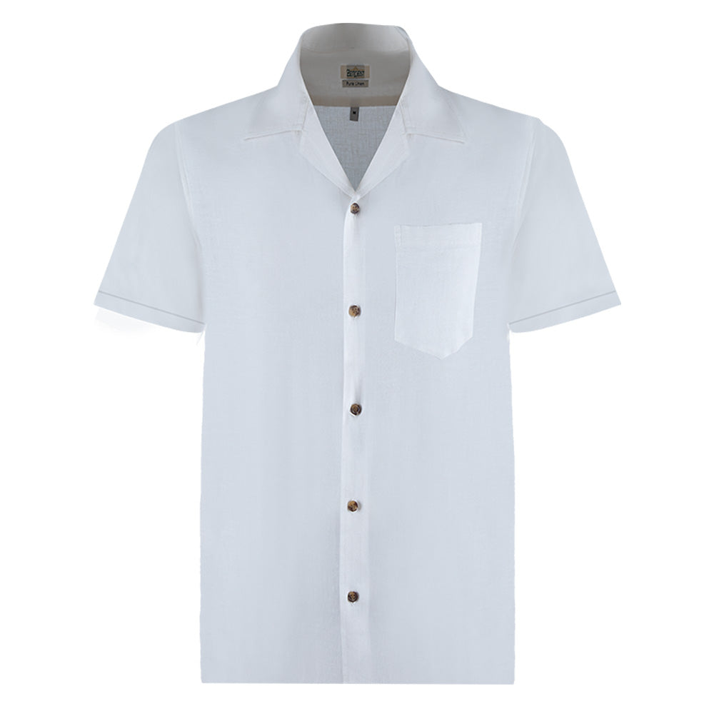 Men's Pure Linen Bushirt (LIN-1306|HSP)        