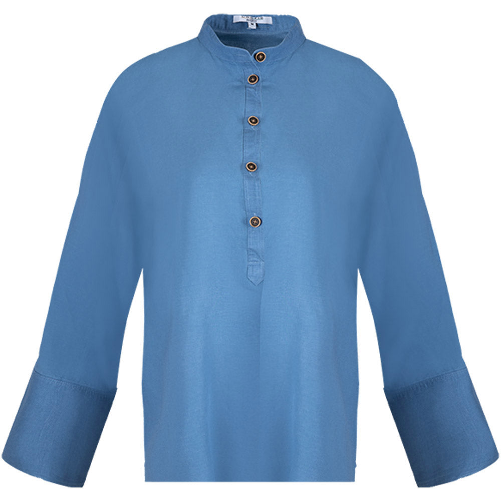 Women's Pure Linen Top (LIN-1283|1575|FOLA)