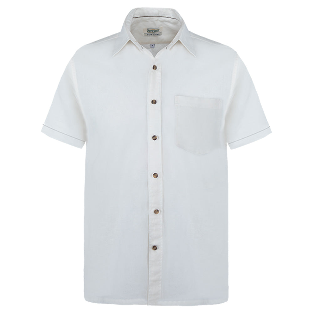 Men's Pure Linen Bushirt (LIN-1322|HSP)        