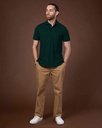 Men's Cotton Viscose Polyester T Shirt (PKTBH-6|PKT|FOLA)