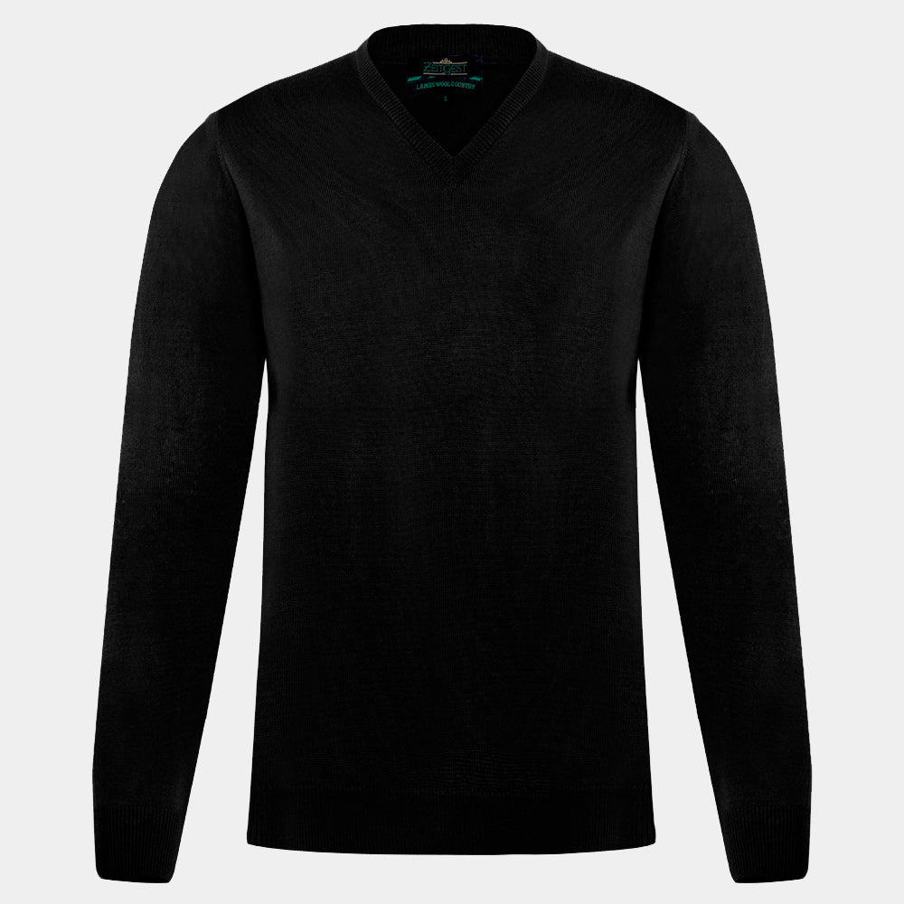 Men's Lambswool Country Sweater (LW-008|VNK/FSL)        