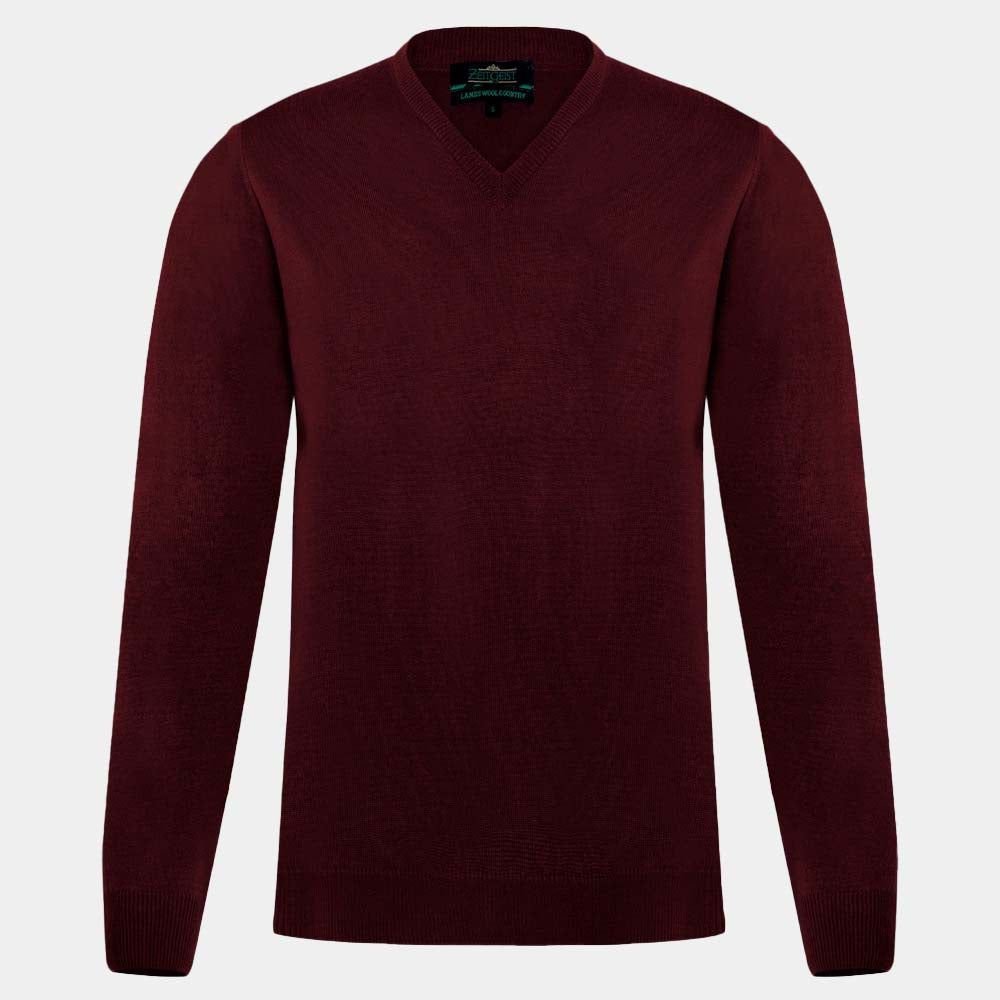 Men's Lambswool Country Sweater (LW-065|VNK/FSL)        