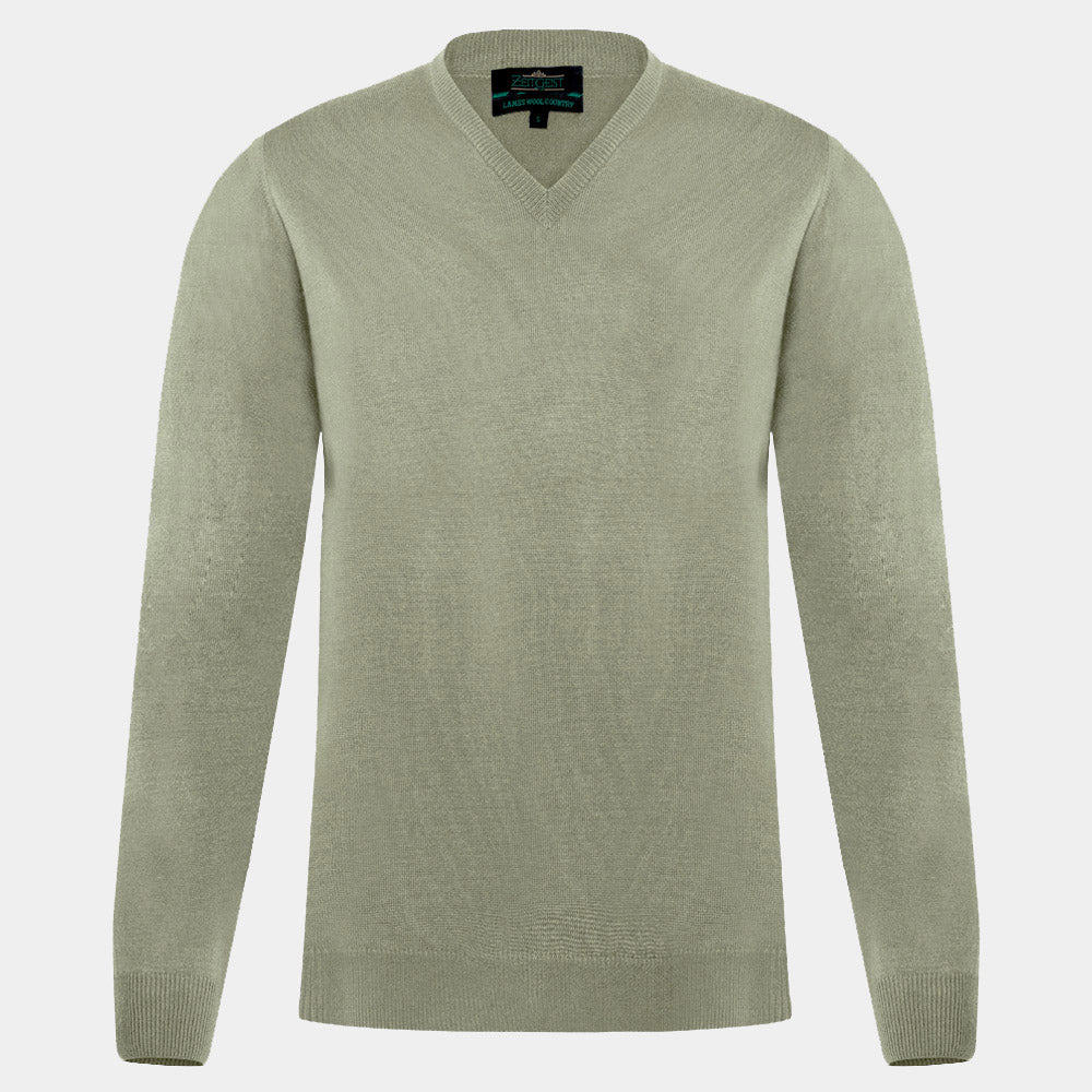 Men's Lambswool Country Sweater (LW-071|VNK/FSL)        