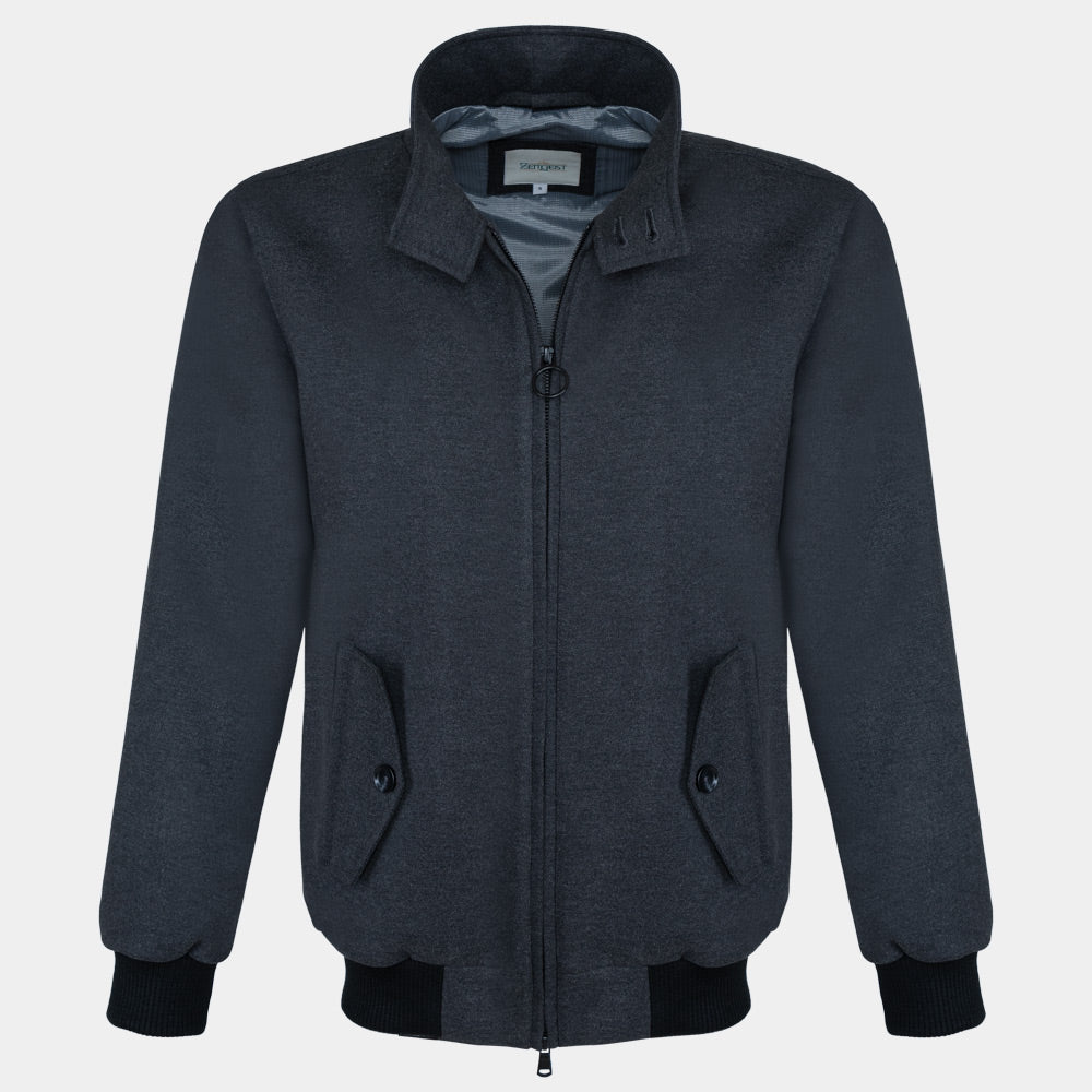 Men's Microfiber Bomber Jacket (KNT-93|BR5)       