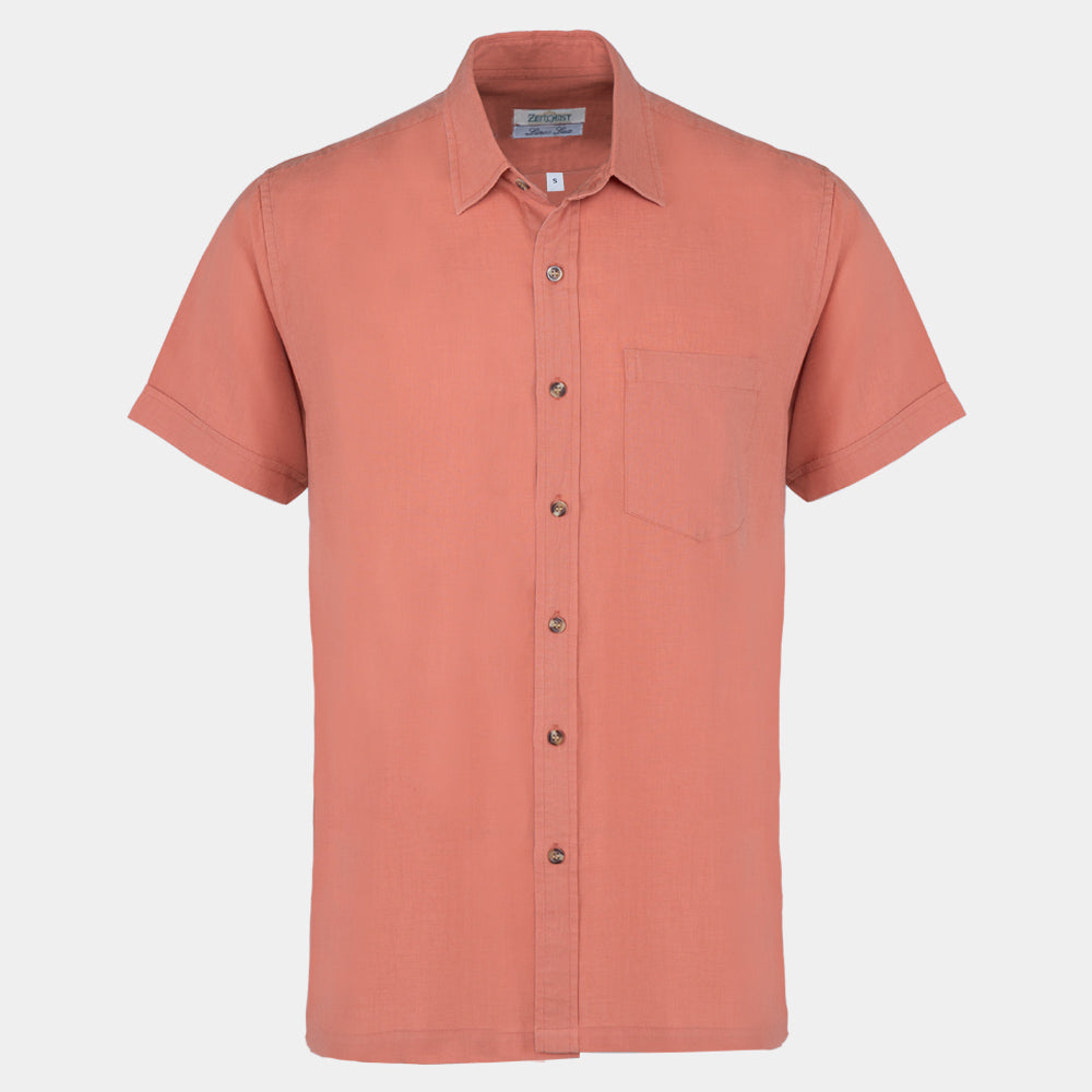 Men's Linen Lux Bushirt (LINCLX-16|CLR/HSP)