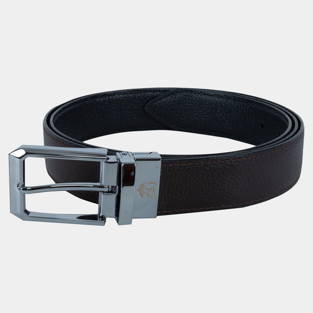 Men's Reversible Leather Belt (ZAL-39/BTL-6|MAT)