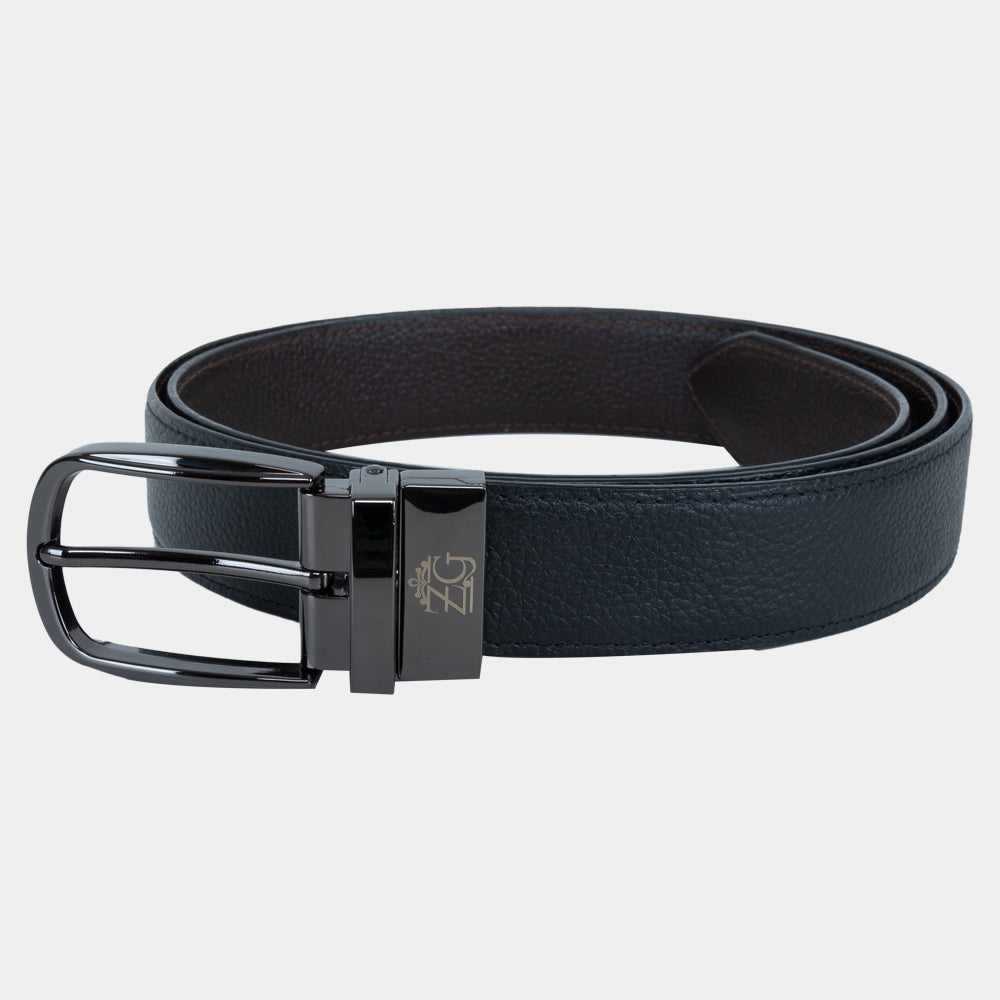 Men's Reversible Leather Belt (ZAL-45/BTL-6|MAT)