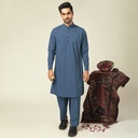 Men's Viscose Blend Kameez Shalwar (RVLPSH-5|U3234/BND-CCF)       