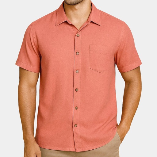 Men's Linen Lux Bushirt (LINCLX-16|HSP)        