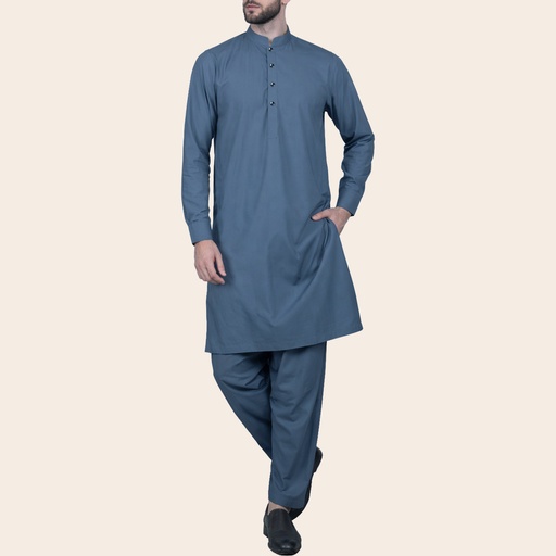 Men's Viscose Blend Kameez Shalwar (RVLPSH-5|U3234/BND-CCF)       