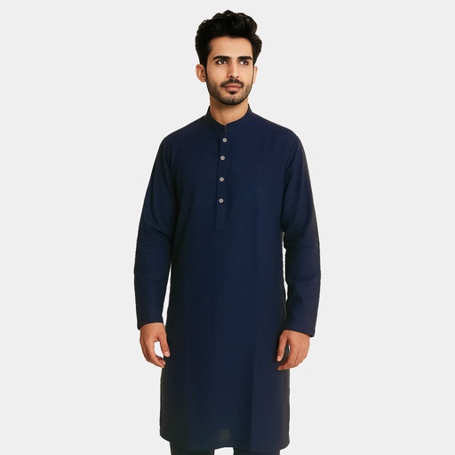 Men's Pure Linen Kurta (LIN-1449|KRT/1)        