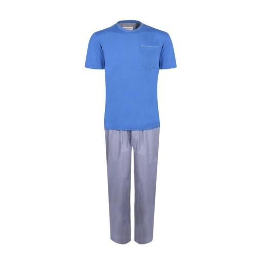 Men's Pure Cotton Sleeping Suit (JR-100/SM-2911|HSL)       