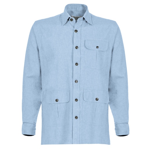 Men's Pure Linen Bush Coat (LIN-1068|REG|FOLA)
