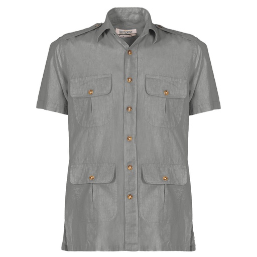 Men's Pure Linen Bush Coat (LIN-1121|CLR/HSL)