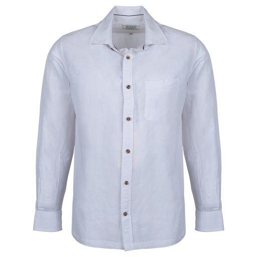 Men's Pure Linen Bushirt (LIN-1216|CLR/FSL)