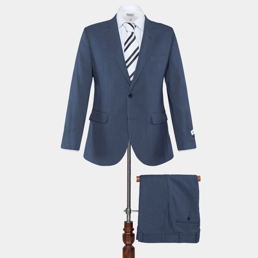 Men's Wool Rich Blend  Suit (STR-65|SLM)        