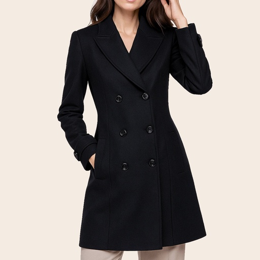 Women's Microfiber Half Coat (KNT-33|1071)       