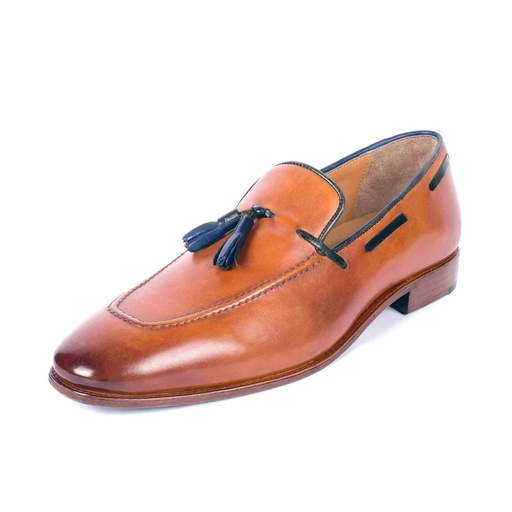 [UNI-2312|UNI0|0] Brown Polished Tassel Loafer (UENT-MW-3|MIS/1)