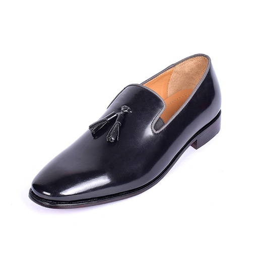 [UNI-2334|UNI0|0] Black Patent Leather Penny Loafer (UENT-MW-25|MIS/1)