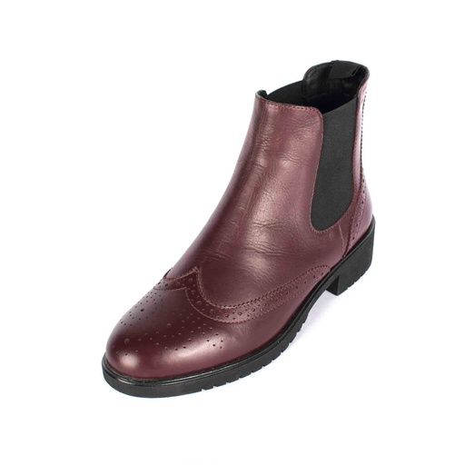 [UNI-2341] Brown Plain Leather Chelsea Boot (PAK-SER-18-10-11712-SP|MIS/1)