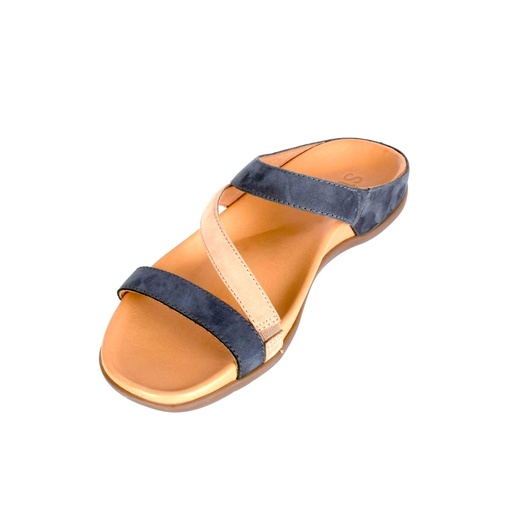 [UNI-2346|UNI0|0] Blue Plain Microfiber Suede Sandal (PAK-SER-19-07-13252|MIS/1)