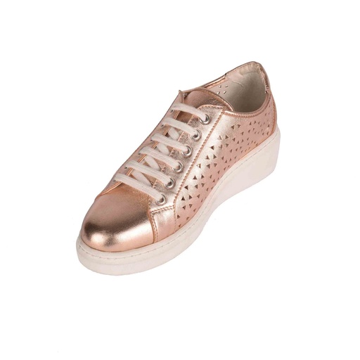 [UNI-2365|UNI0|0] Golden Textured Leather Sneaker (PAK-SER-19-04-12706|MIS/1)