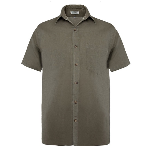 Men's Pure Linen Bushirt (LIN-1298|CLR/HSP)