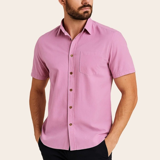 Men's Pure Linen Bushirt (LIN-1299|CLR/HSP)
