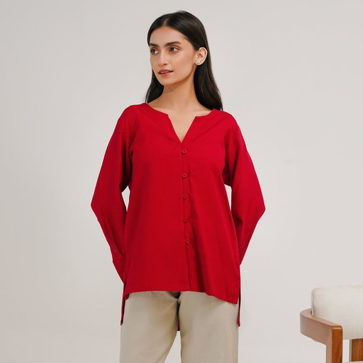Women's Pure Linen Top (LIN-1341|1734)        