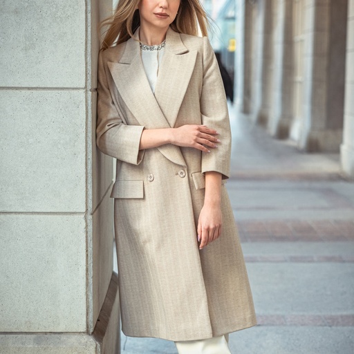 Women's Microfiber Over Coat (KNT-65|1662)       