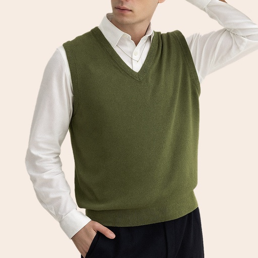 Men's Lambswool Country Sweater (LW-029|VNK/SLL)        