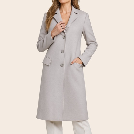 Women's Microfiber Over Coat (KNT-64|1656)       