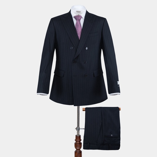 Men's Super Fine Wool Blend Suit (DCM-2435|TLF18/DB)        