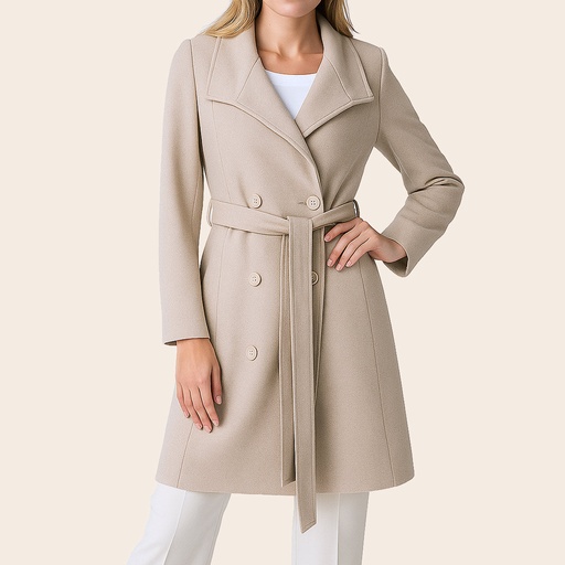 Women's Microfiber Over Coat (KNT-69|1665)       